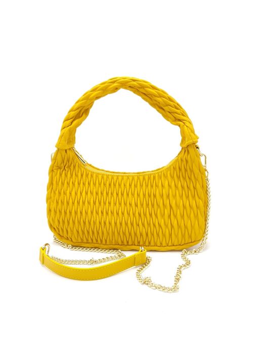 Soft genuine leather handbag for women, made in Italy, art. 112392