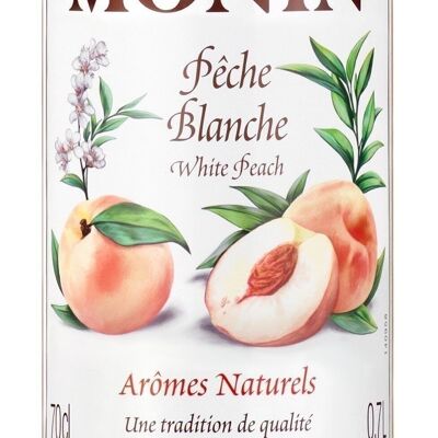 Sirop Pêche Blanche MONIN - Arômes naturels - 70cl