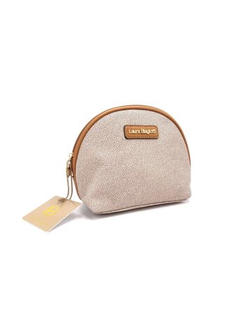 Marque Laura Biagiotti, Beauty bag en ecopelle stampata, fabriqué en Chine, art. LB112-7 11