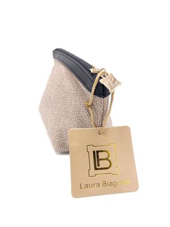 Marque Laura Biagiotti, Beauty bag en ecopelle stampata, fabriqué en Chine, art. LB112-8 4