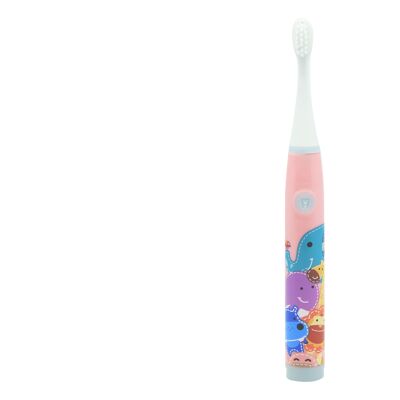 Battery Powered Electric Training Toothbrush – Pink