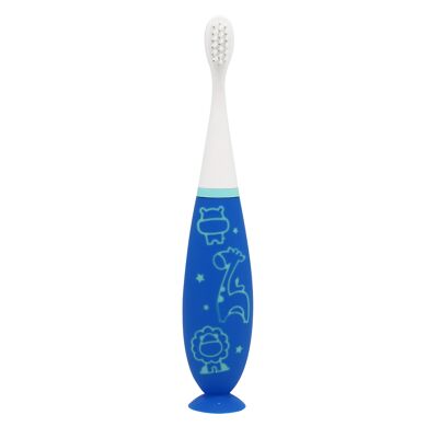 Marcus & Marcus Reusable Toddler Toothbrush - Blue