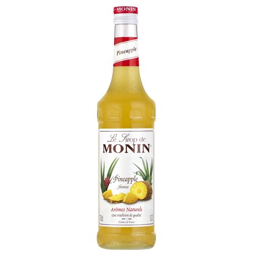 Sirop d'Ananas MONIN pour cocktail avec ou sans alcool - Arômes naturels - 70cl