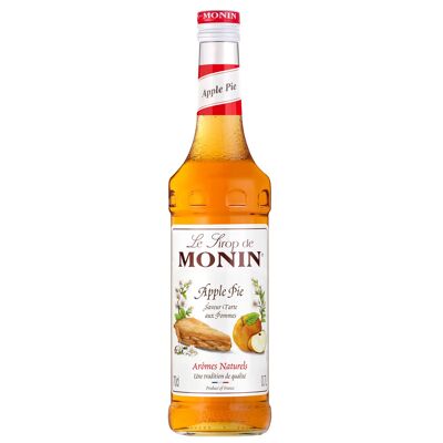 MONIN Sirup mit Apfelkuchengeschmack für Desserts oder Cocktails – Natürliche Aromen – 70 cl