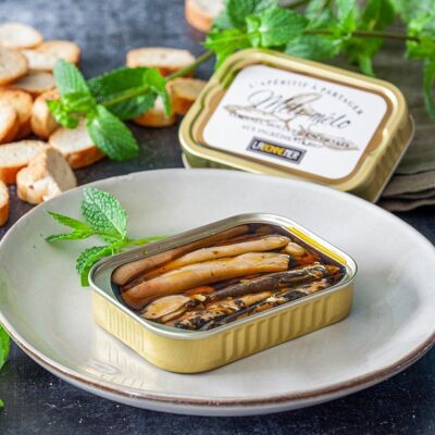 Meli-melo sardines, moules & encornets bio