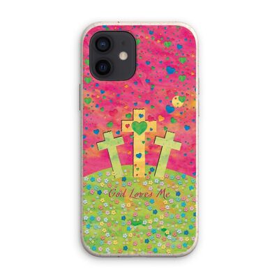 God Loves Me Amanya Design Eco Phone Case iPhone 12