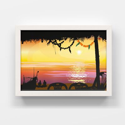 Goa dans mon esprit A4 Art Print