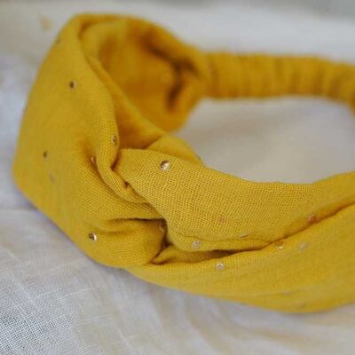 Yellow and Gold Mila Children's Headband