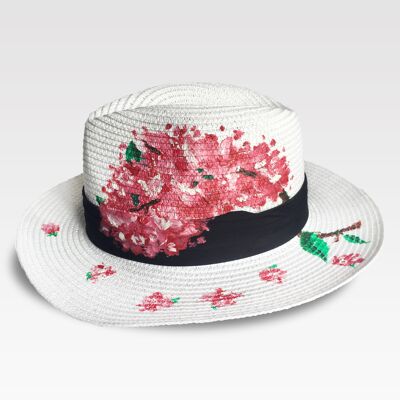 El sombrero de Panamá pintado a mano de Mykonos
