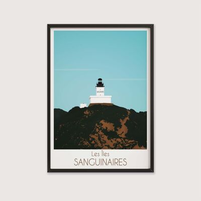 Decorative poster - 30 x 40 cm - The Sanguinaires