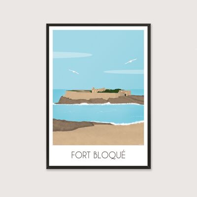 Affiche Déco - 30 x 40 cm - Fort Bloqué