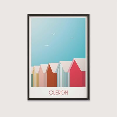 Decoration poster - 30 x 40 cm - Oléron