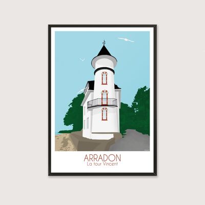 Decorative poster - 21 x 29.7 cm - Arradon