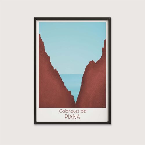 Affiche Déco - 30 x 40 cm - Piana