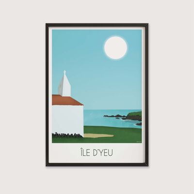 Affiche Déco - 30 x 40 cm - Île d'Yeu