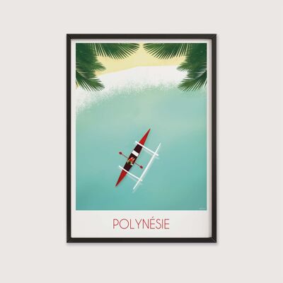 Dekoratives Poster - 30 x 40 cm - Polynesien