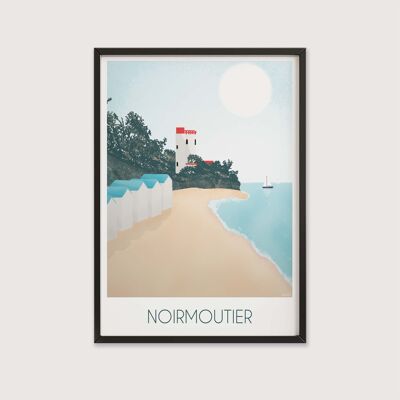 Dekorationsposter - 30 x 40 cm - Noirmoutier