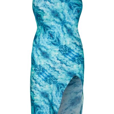 Celestial 100% Silk Slip Midi Dress