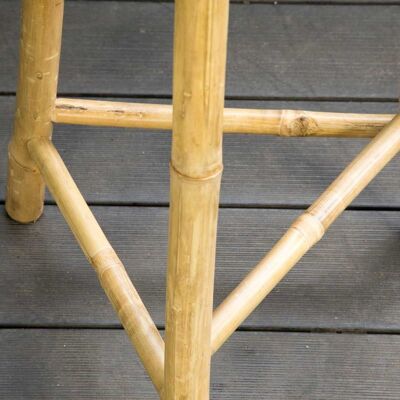 Taman Natural Bamboo Tripod Stool