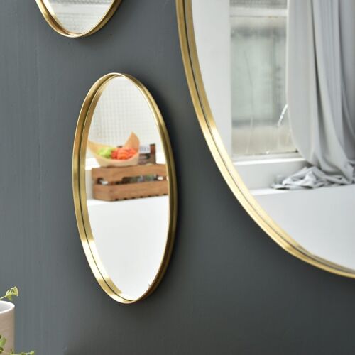 Miroir rond en laiton 40 cm - Murat