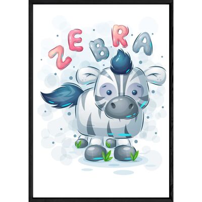 Zebra-Tiermalerei – 23x32 18787338