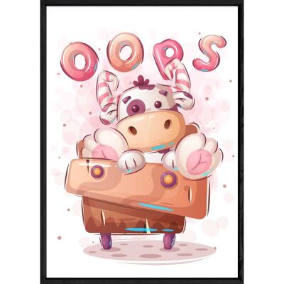 Pittura di animali di mucca – 23x32 4644x
