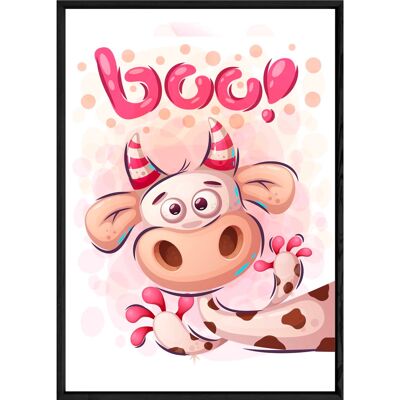 Cow animal painting – 23x32 4140