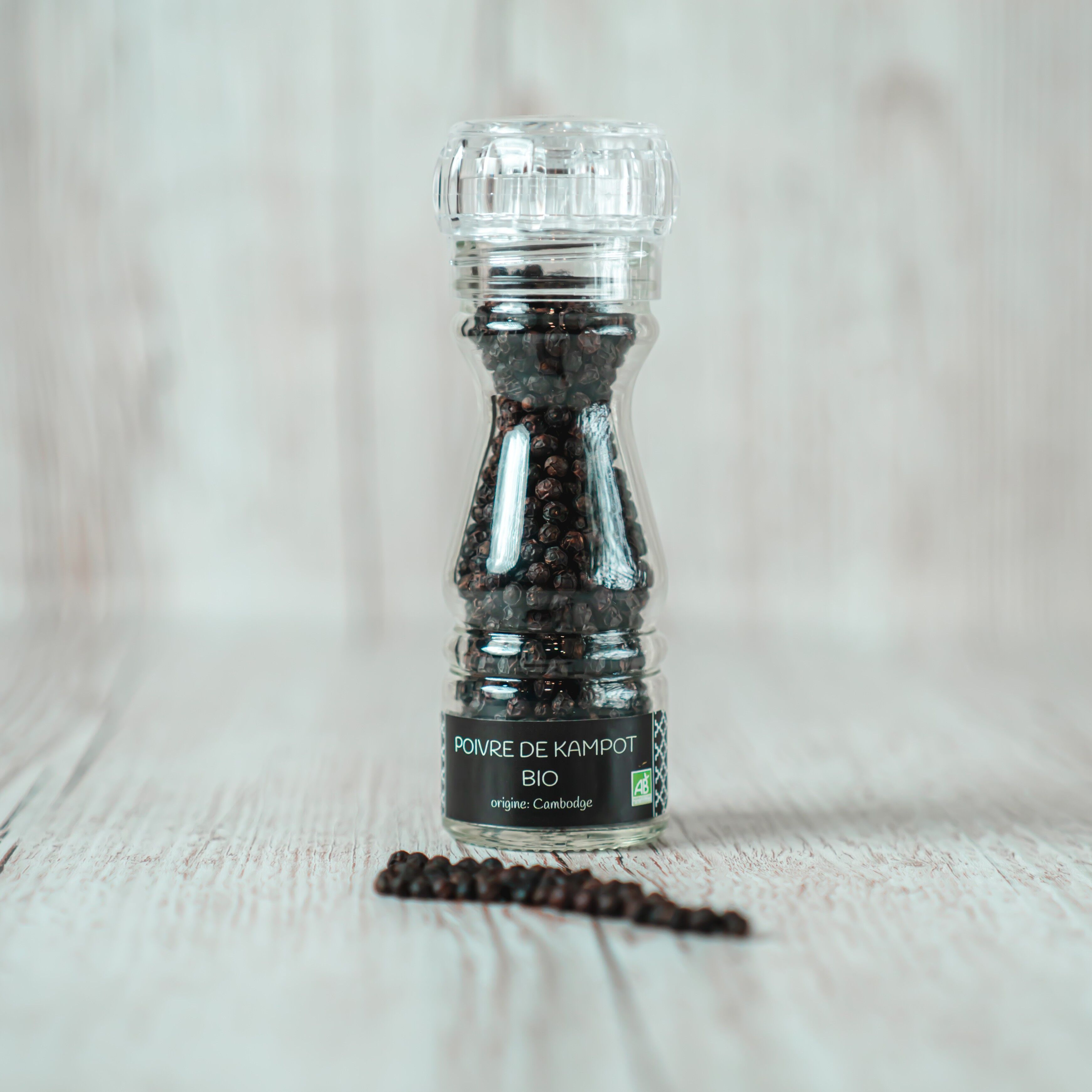 Poivre noir de kampot bio