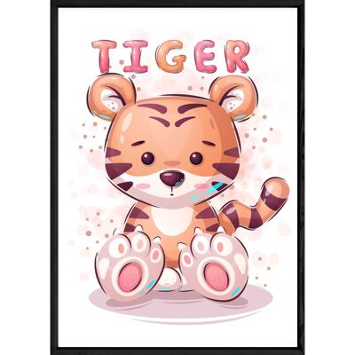Tigre animale dipinto – 23x32 4224