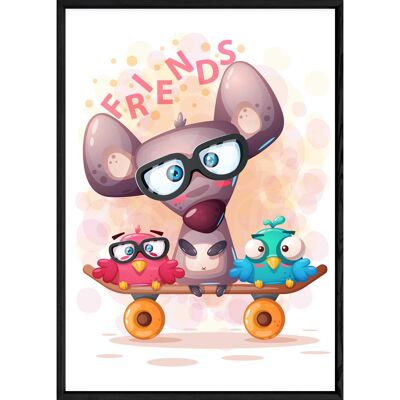 Mouse animal painting – 23x32 4303
