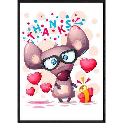 Mouse animal painting – 23x32 3989