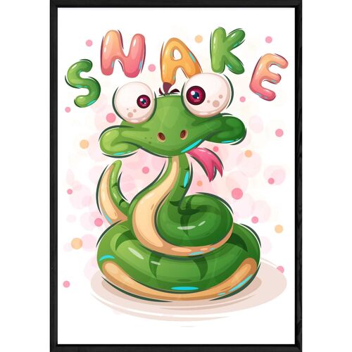 Tableau animal serpent – 23x32 4558