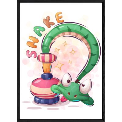 Tableau animal serpent – 23x32 4861