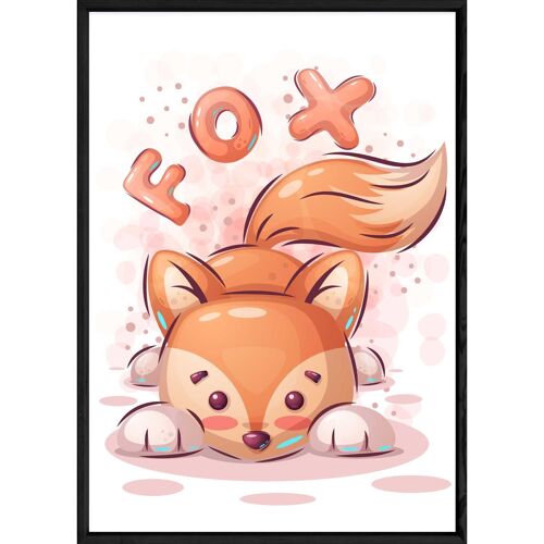 Tableau animal renard – 23x32 4538