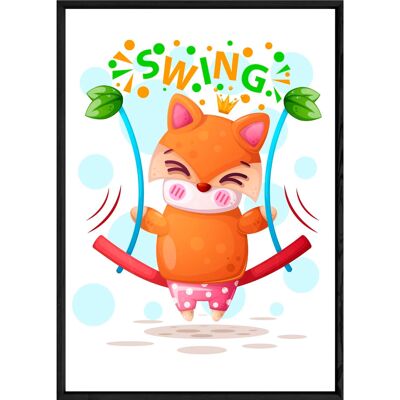 Fox animal painting – 23x32 4170