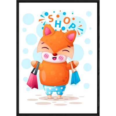 Fox animal painting – 23x32 4152