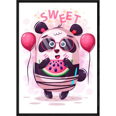 Pittura di panda animale – 23x32 4249x