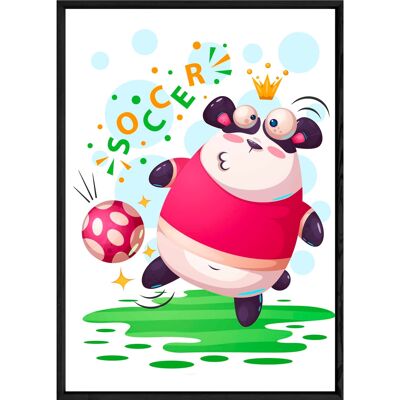 Tierische Panda-Malerei – 23x32 4021