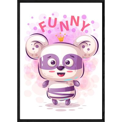 Panda-Tiermalerei – 23x32 4334