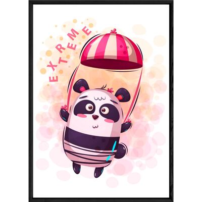 Dipinto di panda animale – 23x32 4011