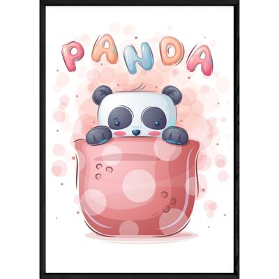 Tableau animal panda – 23x32 4789