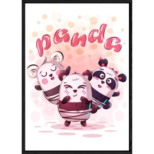 Tableau animal panda – 23x32 4355x