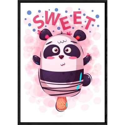 Panda-Tiermalerei – 23x32 4078