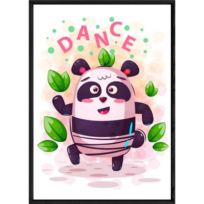 Tierische Panda-Malerei – 23x32 4277