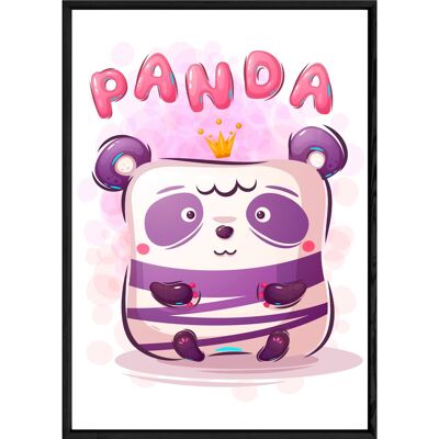 Tierische Panda-Malerei – 23x32 4270