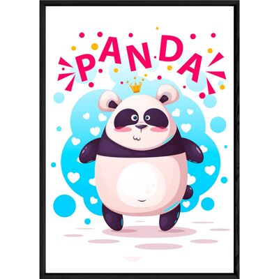 Panda-Tiermalerei – 23x32 3843