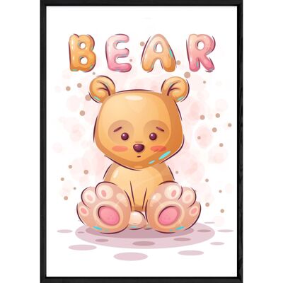 Bear animal painting – 23x32 4627