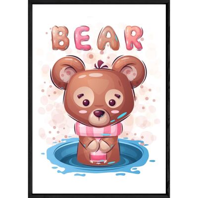 Bear animal painting – 23x32 4269x
