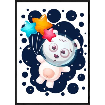 Cuadro animal oso – 23x32 3886