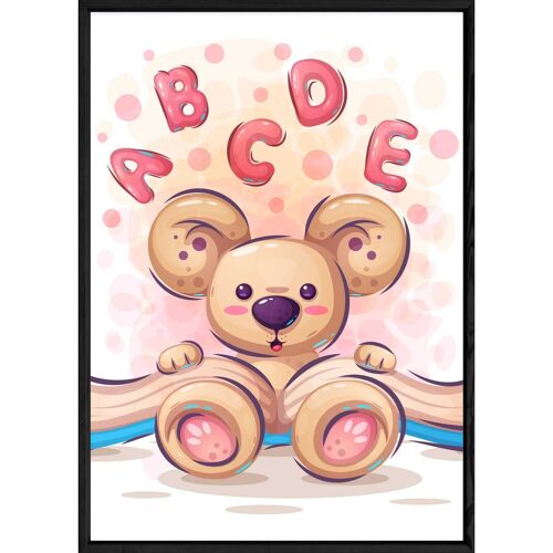 Tableau animal ourson – 23x32 4405